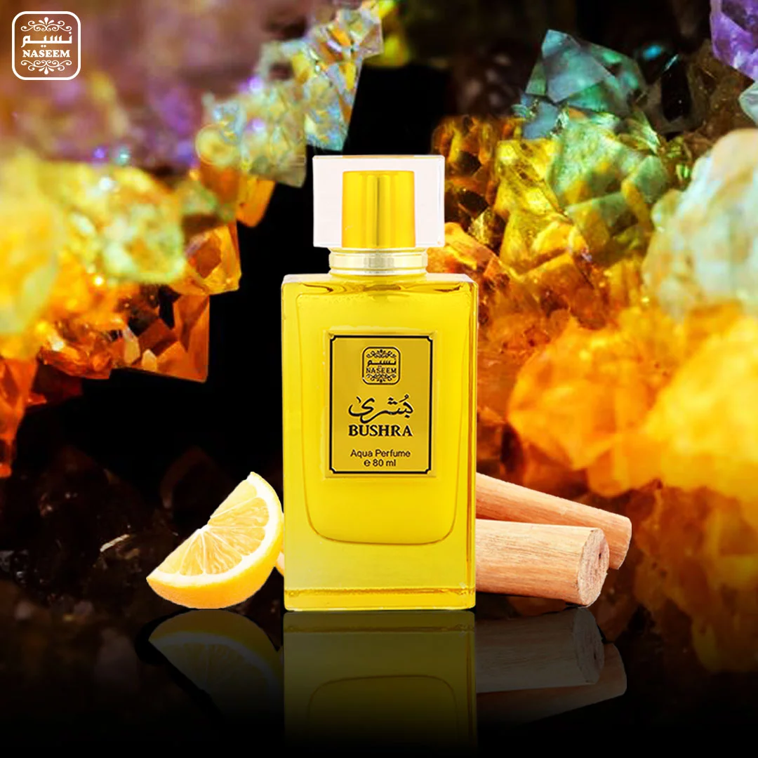 Bushra Aqua Perfume Arabic Non Alcoholic Fresh Fruity Sandalwood Women Parfum by Naseem
