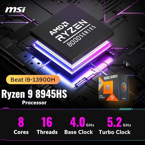 MSI Thin 15 Gaming Laptop, 15.6