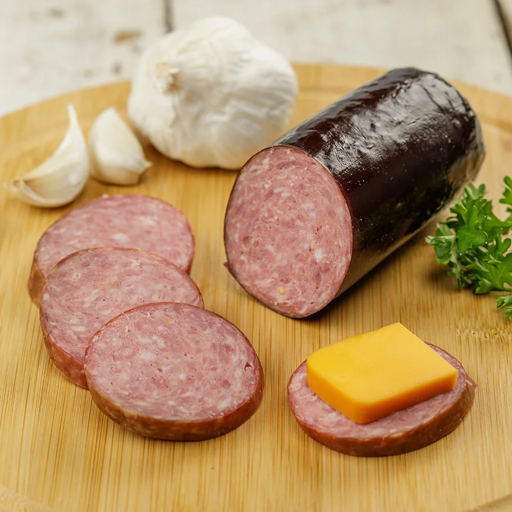 Summer Sausage Garlic from Amish Country Slice and Enjoy Pack of 2