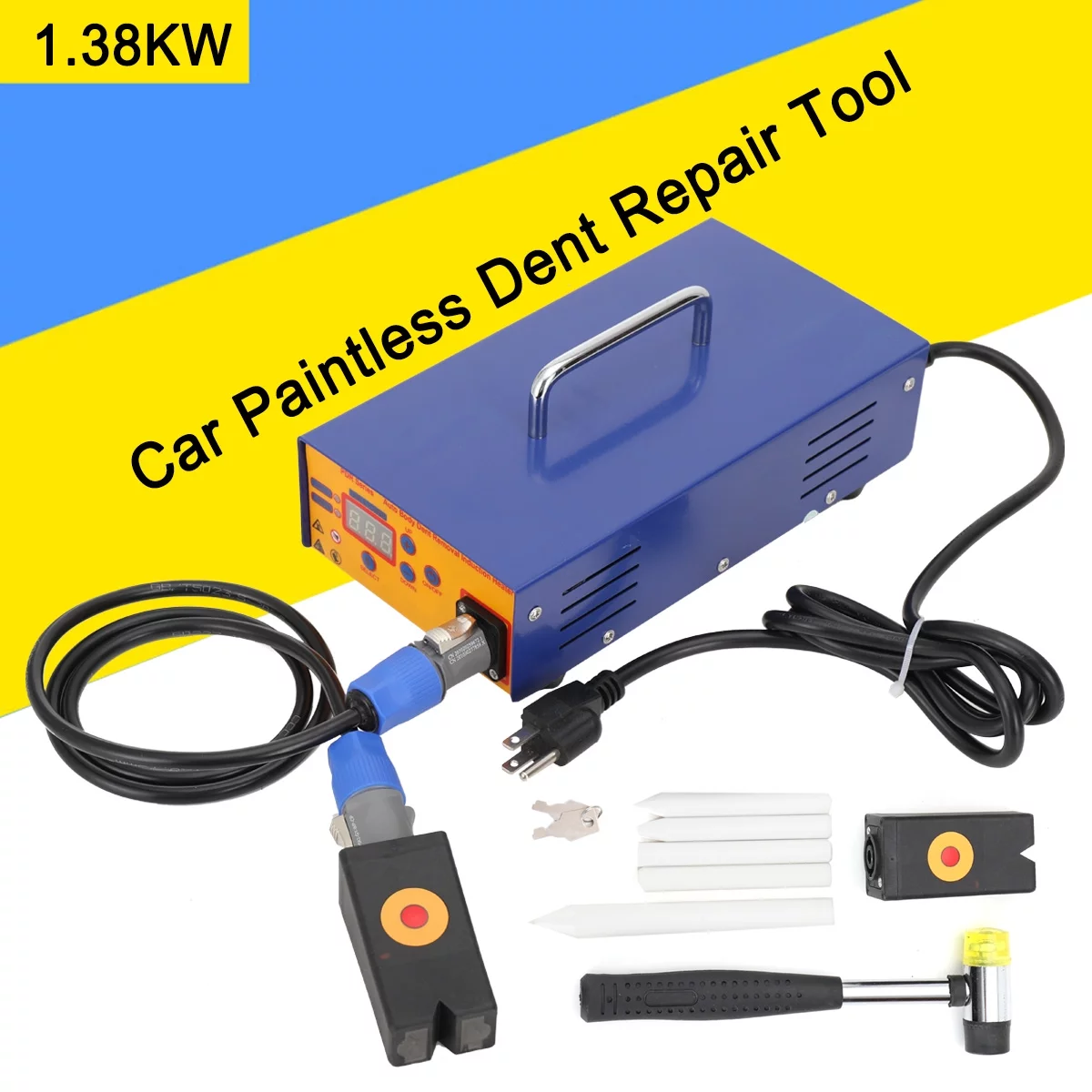 YILIKISS 1380W Induction Heater Hot Box Car Body Paintless Dent Removal Repair Device