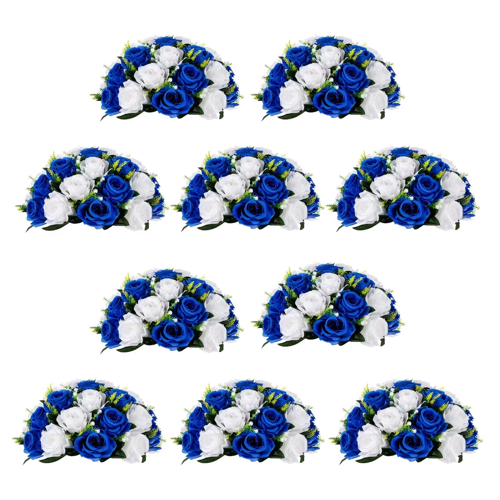 Artificial Wedding Flower Balls for Centerpieces 10Pcs 14.2