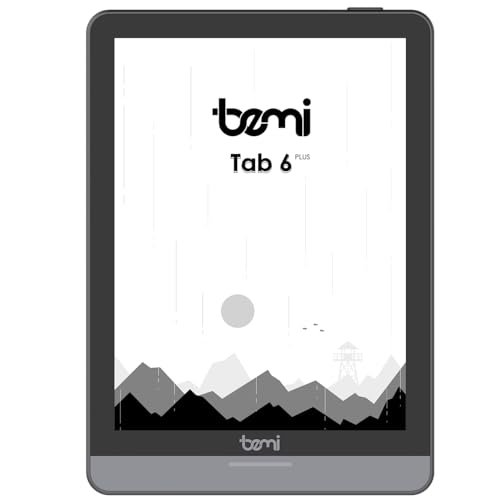 Bemi Cognita| E-Book Reader with Large E-Ink Screen 6ʺ | Glare-Free & Eye-Friendly E-Reader | Wi-Fi | Adjustable SMARTlight | Micro-SD Slot | E-Readers for Kids, Adults & Seniors