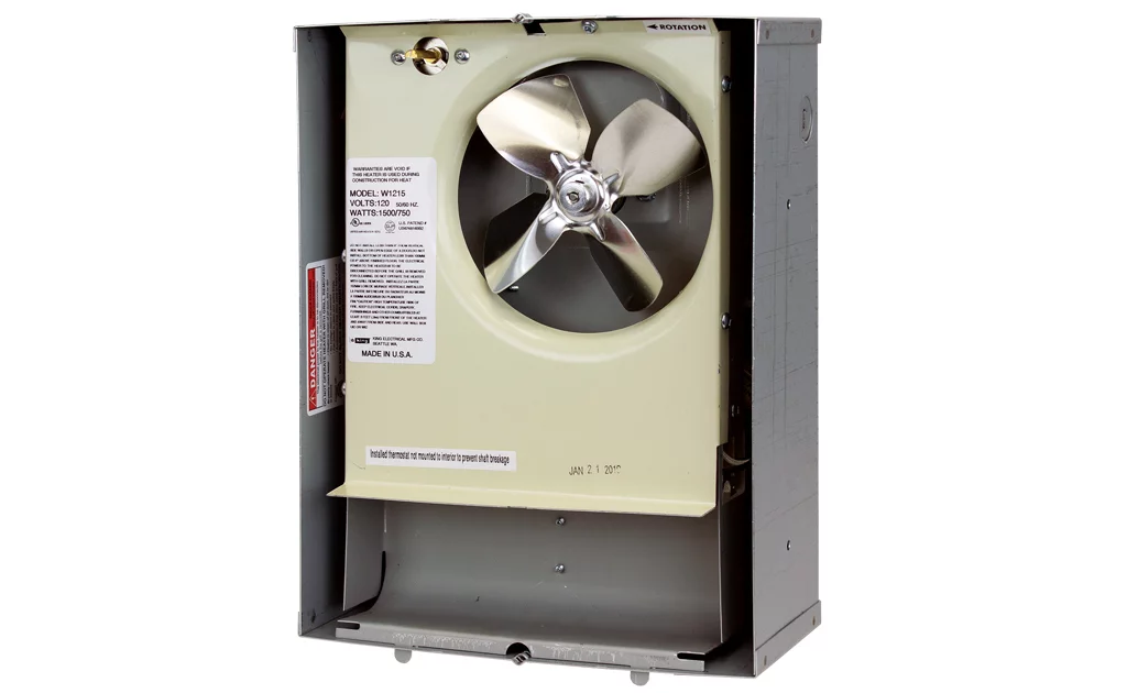 King Electric W Wall Heater, 120V / 1000-500W, White, W1210-W