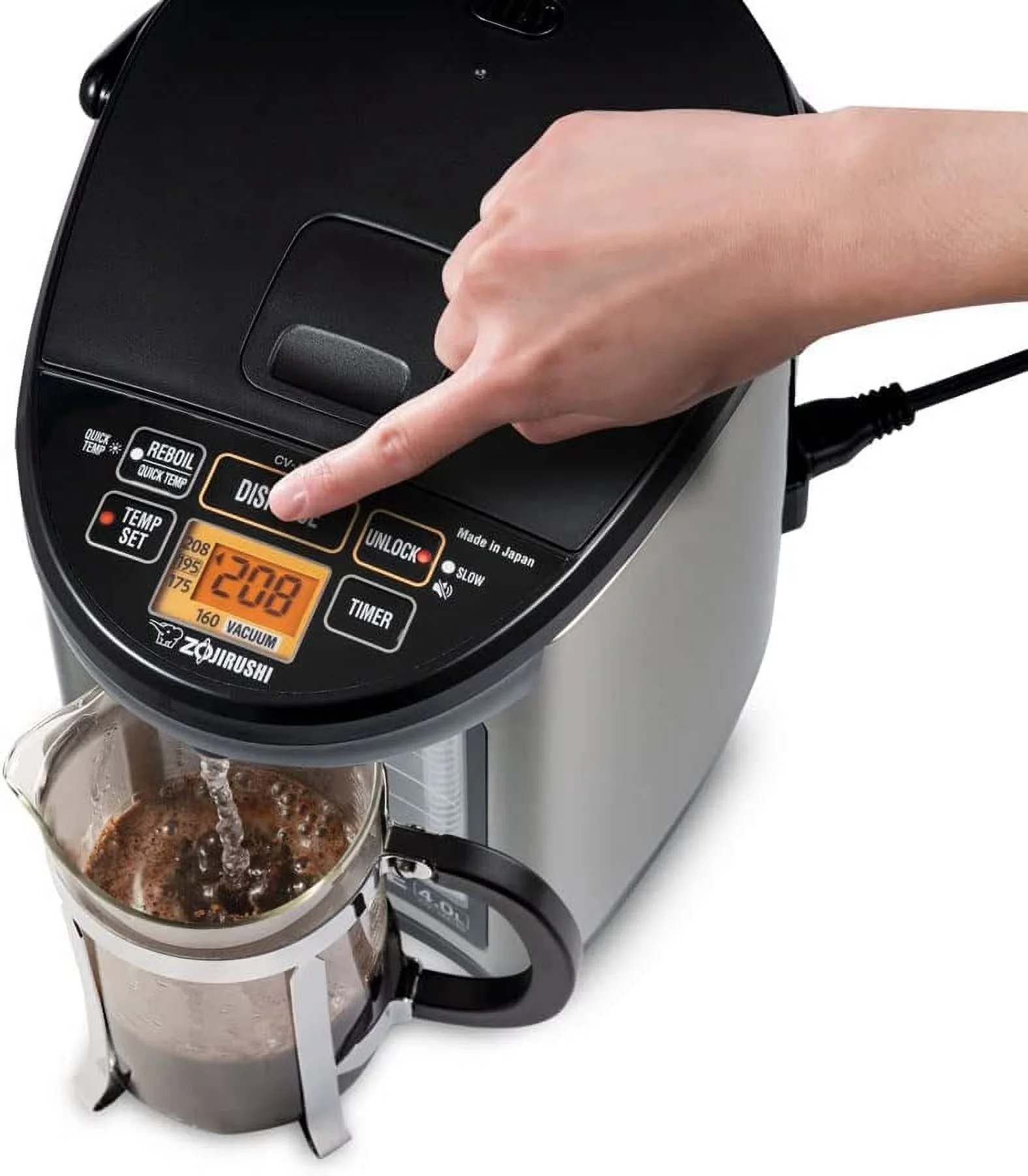 Excellent Zojirushi CV-JAC50XB  VE Hybrid Water Boiler & Warmer  5.0 Liter  Stainless Black  Made in Japan
