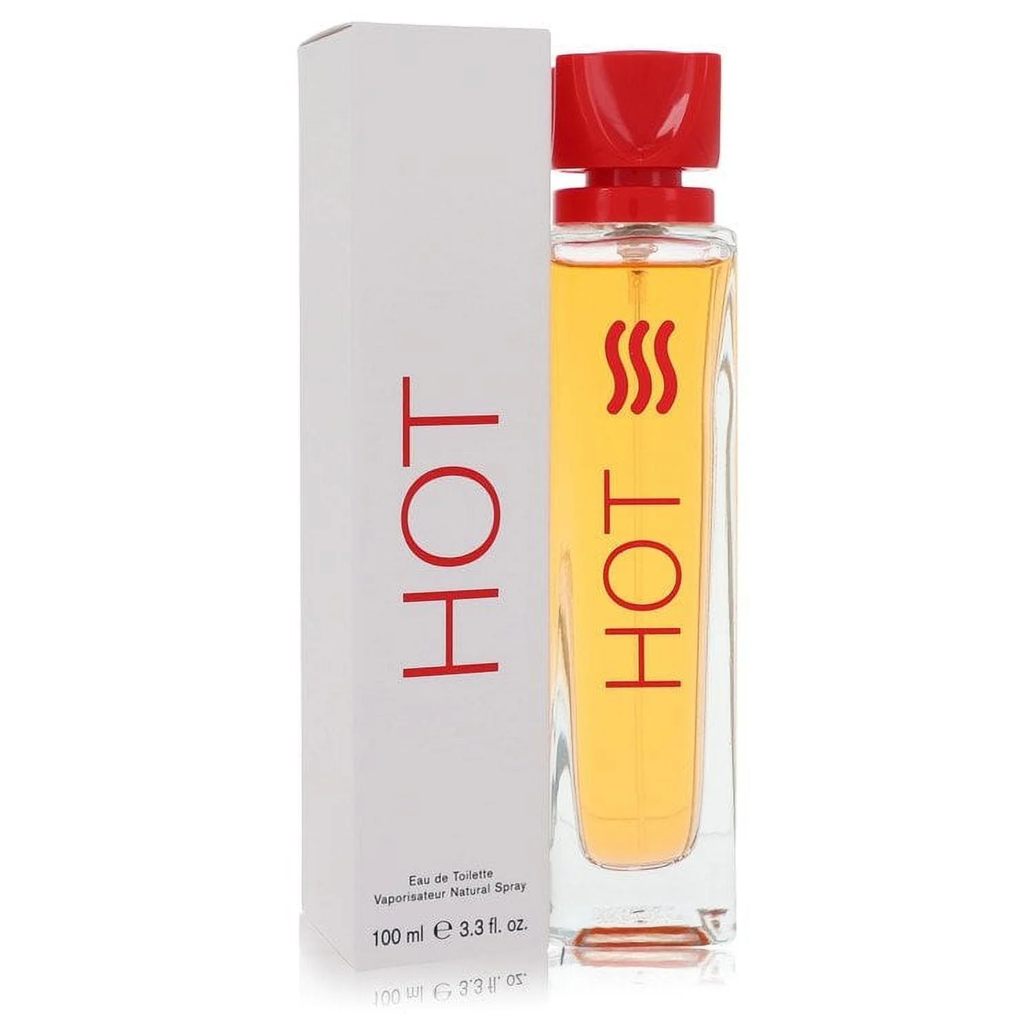 HOT by Benetton Eau De Toilette Spray (Unisex) 3.4 oz for Women Pack of 3
