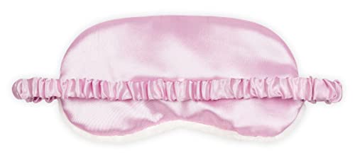 iscream Bright Holiday Satin-Lined Embroidered Fleece Sleep Mask - Ol' St. Nick