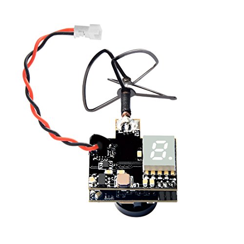 WT03 Micro FPV AIO 600TVL Camera 5.8G 25/50/200mW Adjustable Transmitter with Cloverleaf Antenna for Mini Aircraft