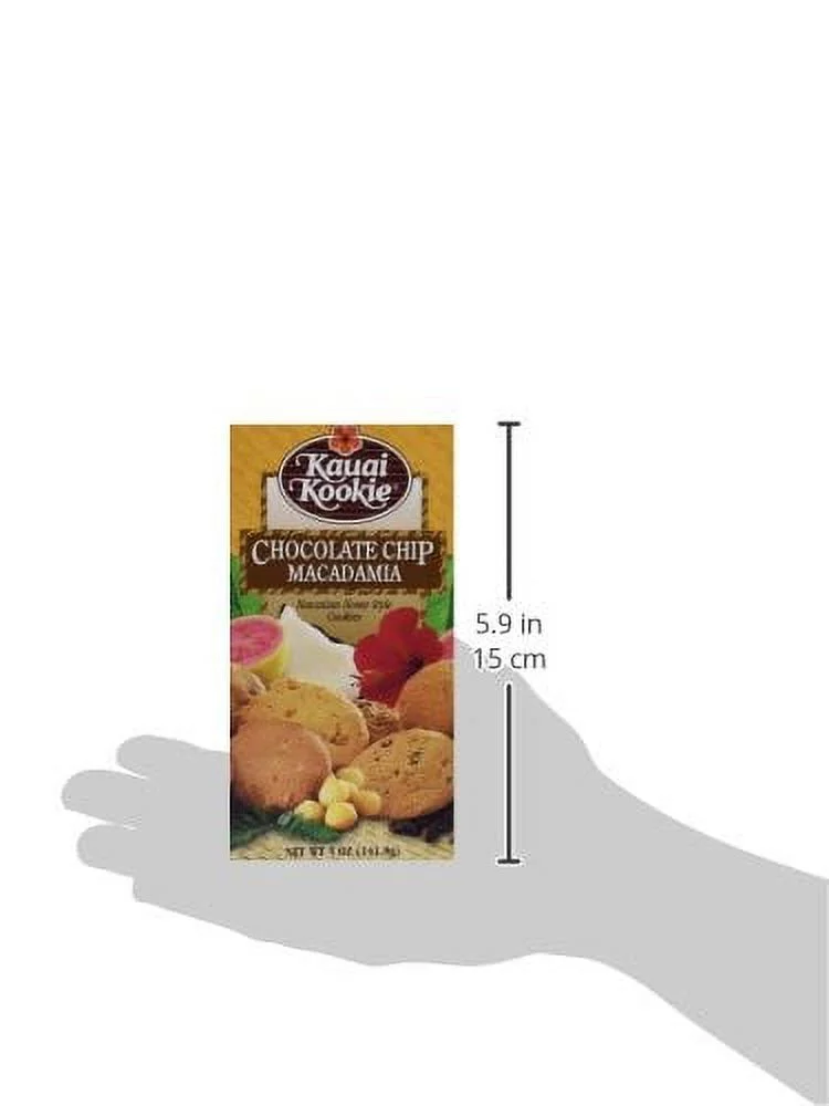 Kauai Kookie Chocolate Chip Macadamia Cookies, 5 Oz.