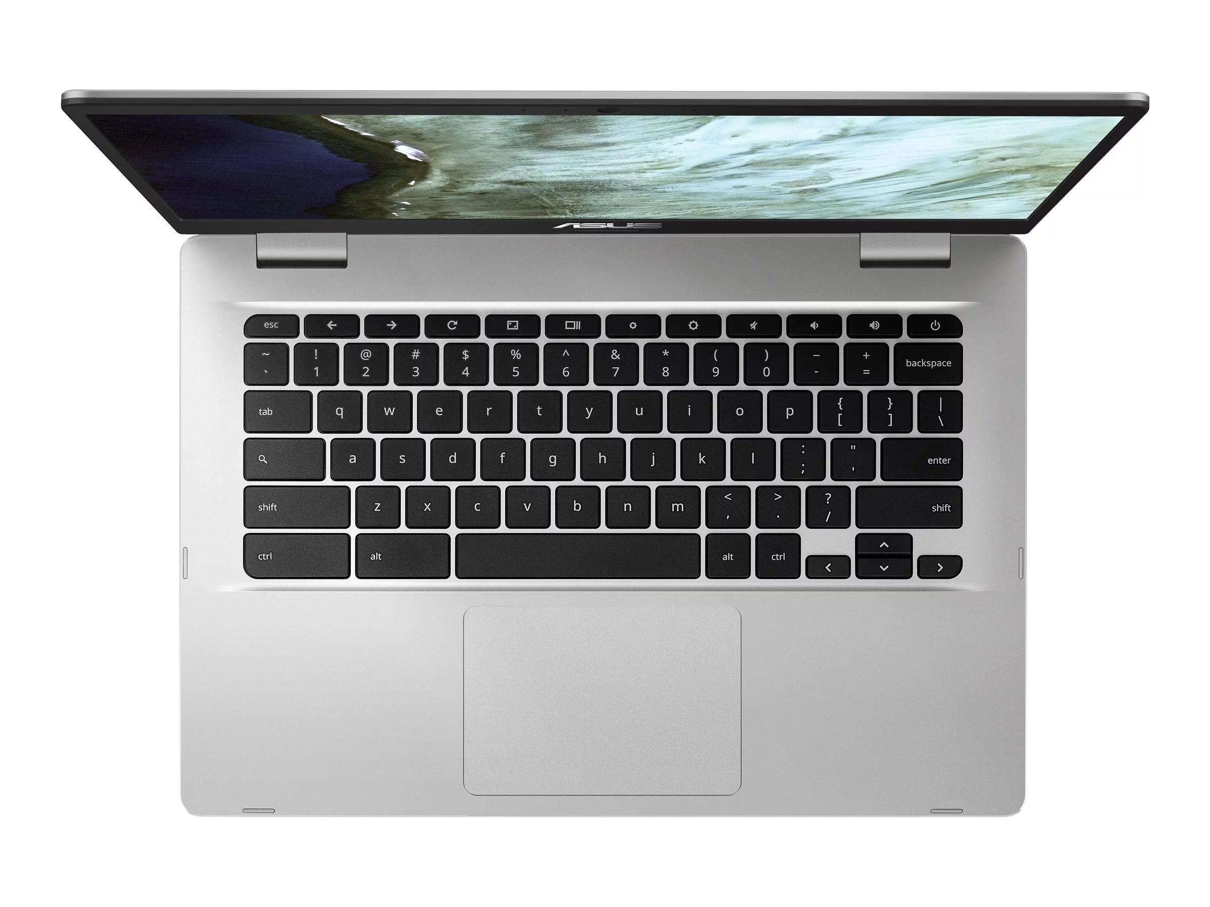 ASUS Chromebook Enterprise C423NA GE42F - 180-degree hinge design - Intel Celeron N3350 / 1.1 GHz - Chrome OS (with Chrome Enterprise Upgrade) - HD Graphics 500 - 4 GB RAM - 32 GB eMMC - 14