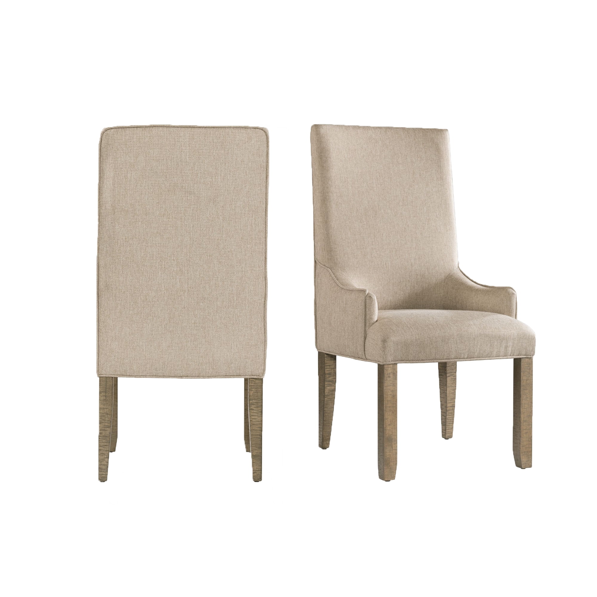 Picket House Furnishings Stanford Parson Chair Set in Brown
