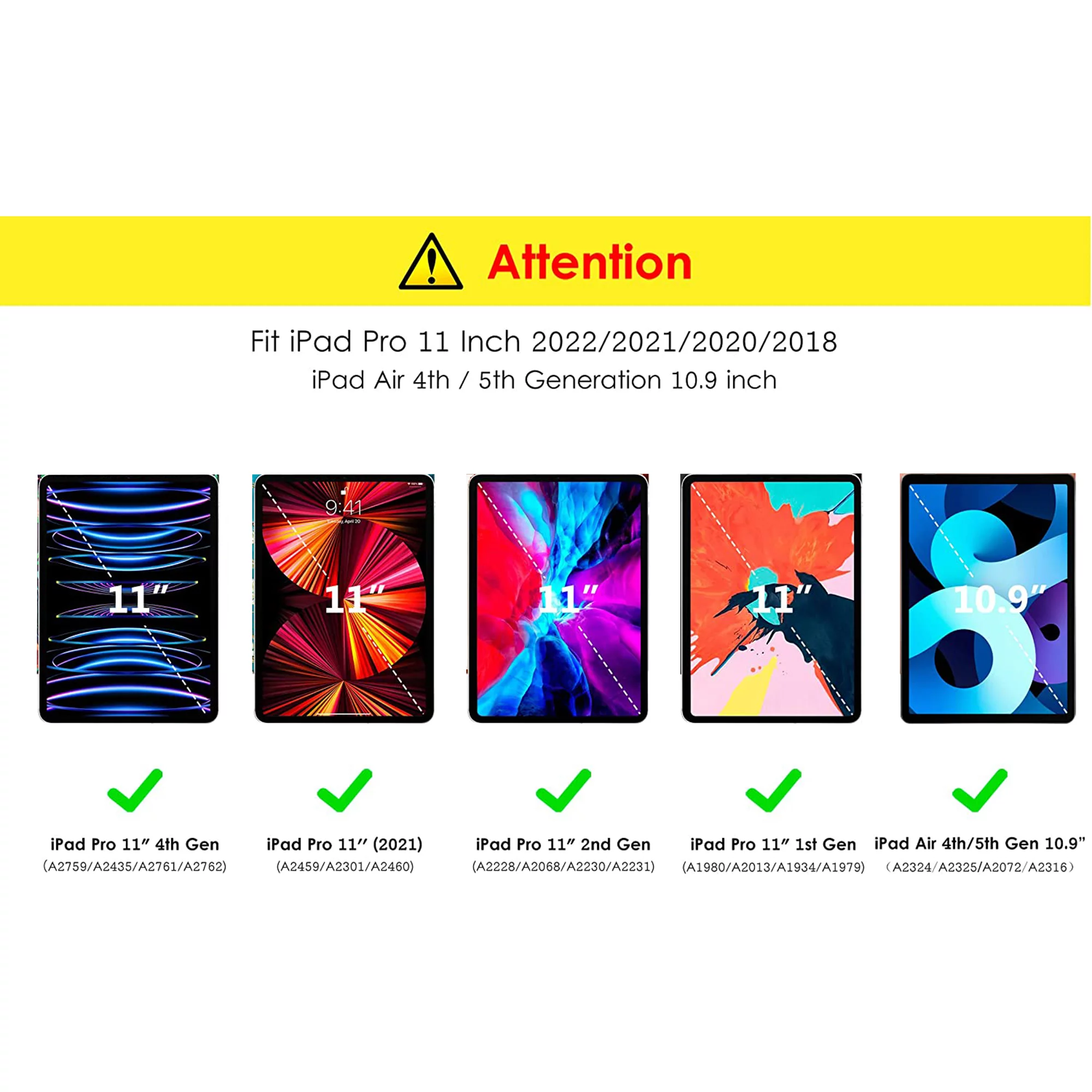 TECH CIRCLE Business Case for iPad Pro 11 Inch 4th/3rd/2nd/1st Gen,Premium PU Leather Folio Stand Cover with Pencil Holder Zipper Pocket Bag Shoulder Hand Strap Protective Case for iPad Air 4/5,Black