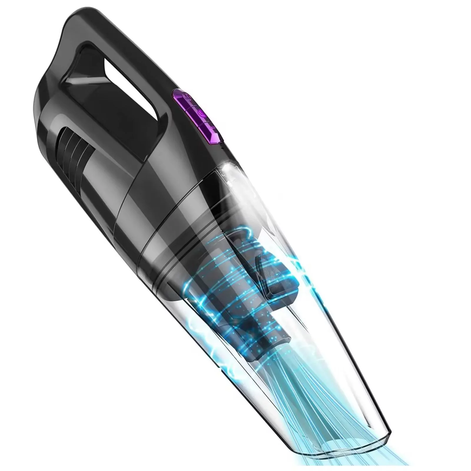 Whall Mini Vacuum Cleaner Cordless Handed Cleaner with 8500 PA Strong Suction Low Noise Wet Dry Handheld Vacuum Quick Charge for Car Home