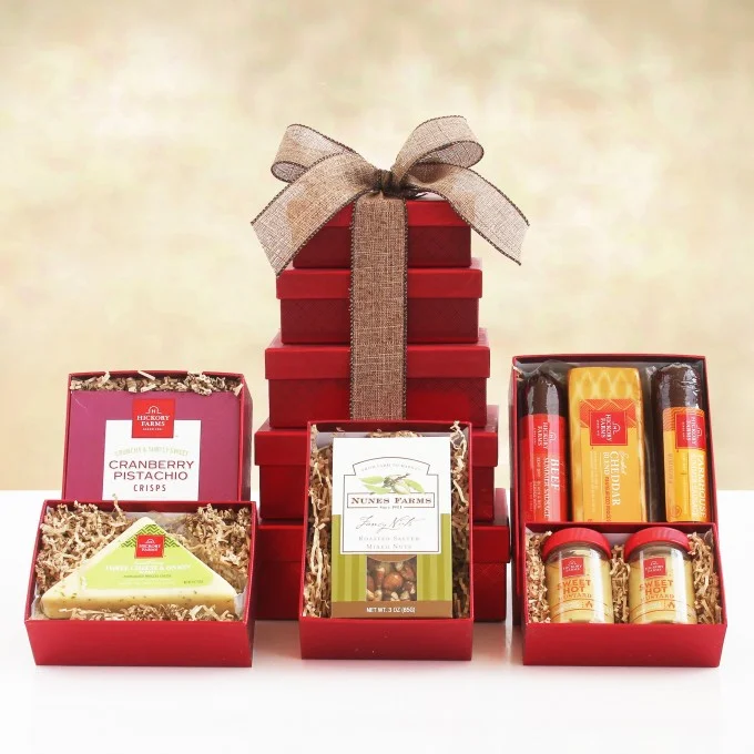 Meat and Cheese Please | Gourmet Snacks Gift Basket | Office Gift Idea