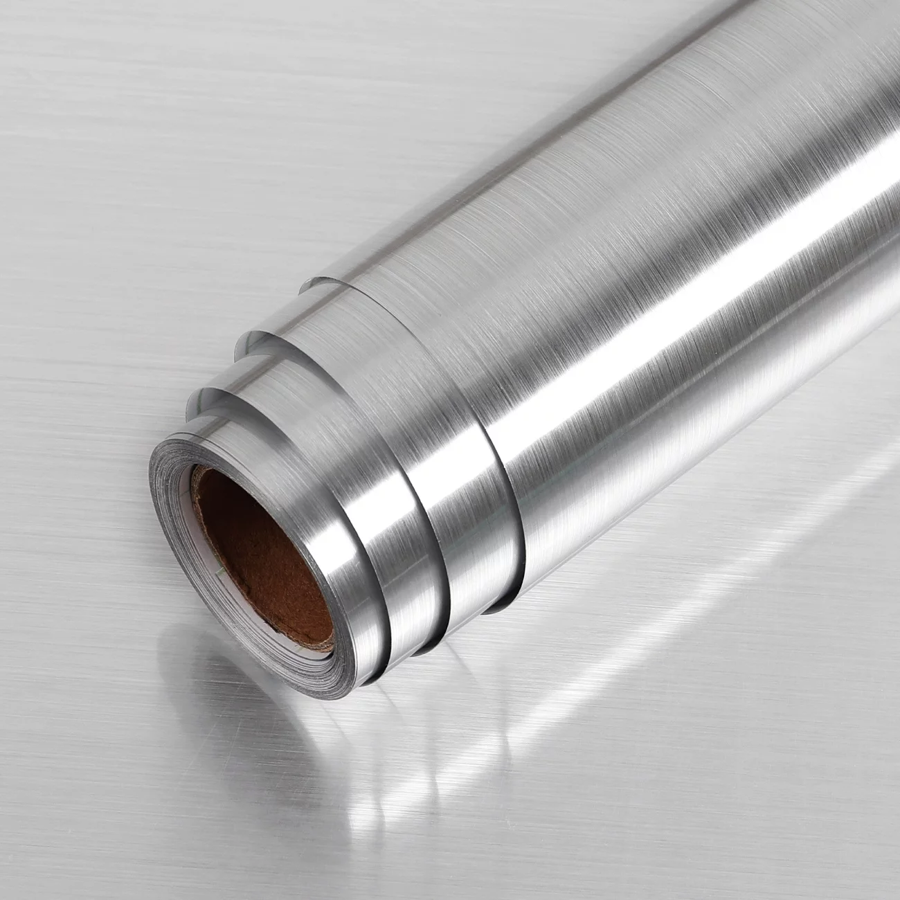 LaCheery Stainless Steel Contact Paper Silver Wallpaper Self Adhesive Removable Wallpaper Dishwasher Cover Shelf Liner Peel and Stick Wallpaper for Kitchen Appliances Refrigerator 16