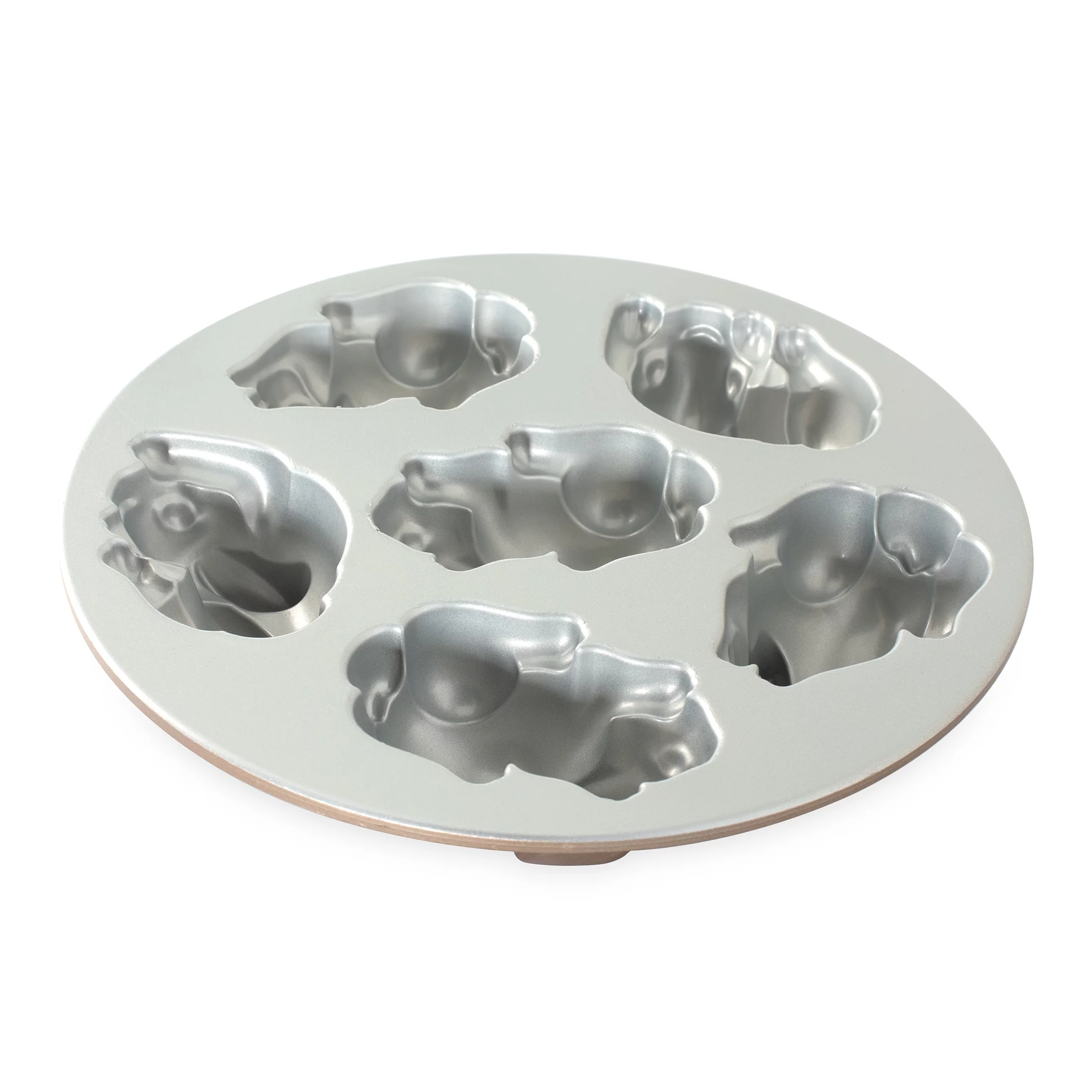 Nordic Ware Baby Bunny Cakelet Nonstick Cast Aluminum Pan, 4 1/2 Cup