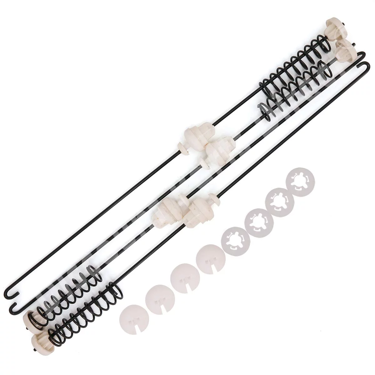 W10780051 Washing Machine Suspension Rod Kit Set for Whirlpool Maytag Kenmore Washer Replaces W10317708, W10317709