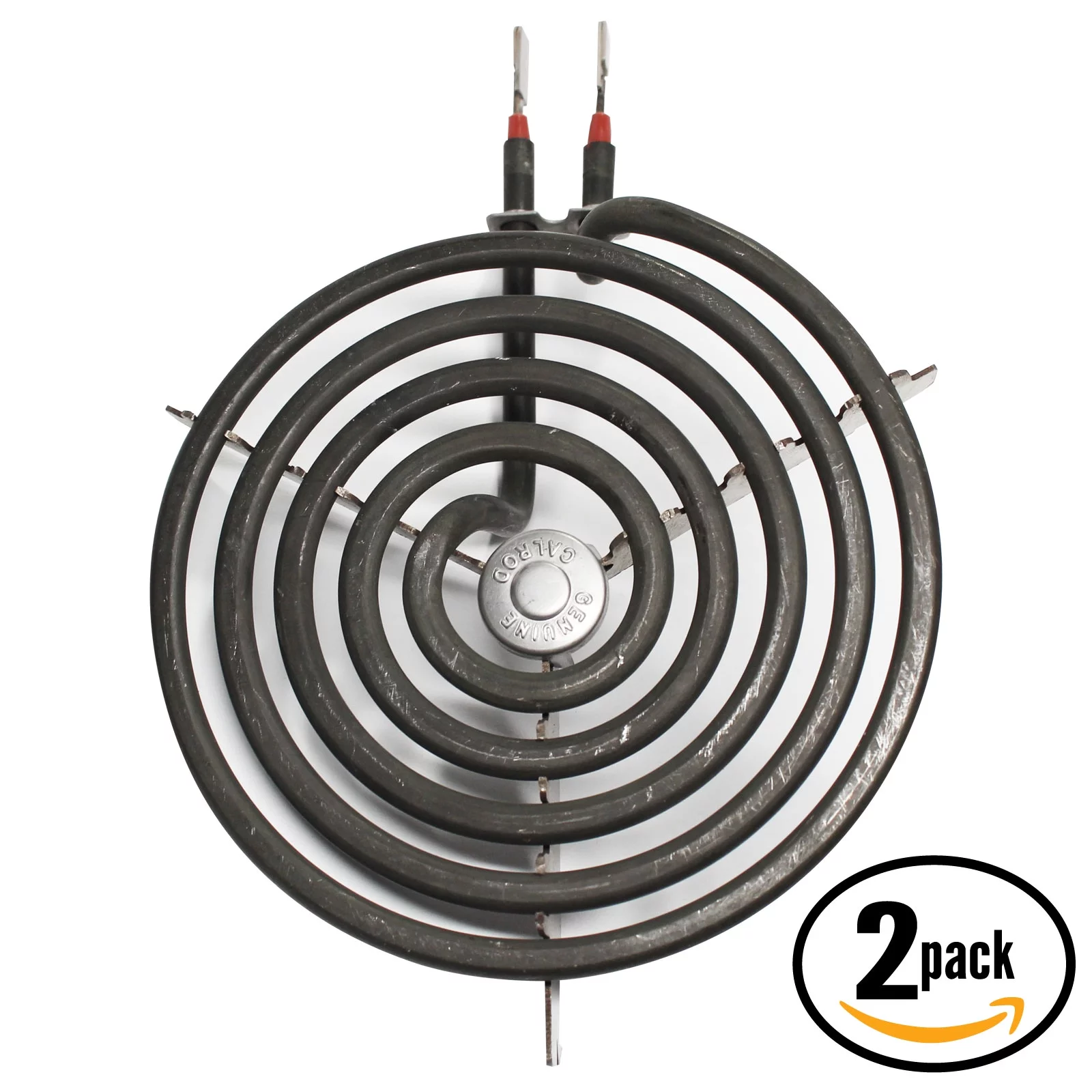 2-Pack Replacement General Electric RB767GN5WH 6 inch 5 Turns Surface Burner Element - Compatible General Electric WB30M1 Heating Element for Range, Stove & Cooktop