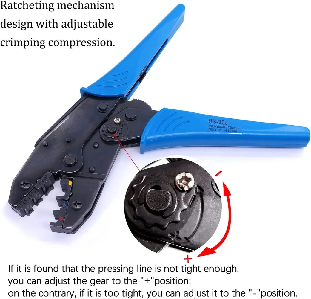 Heat Shrink Wire Connectors Electrical Ring Fork Spade Crimp Terminals Kit