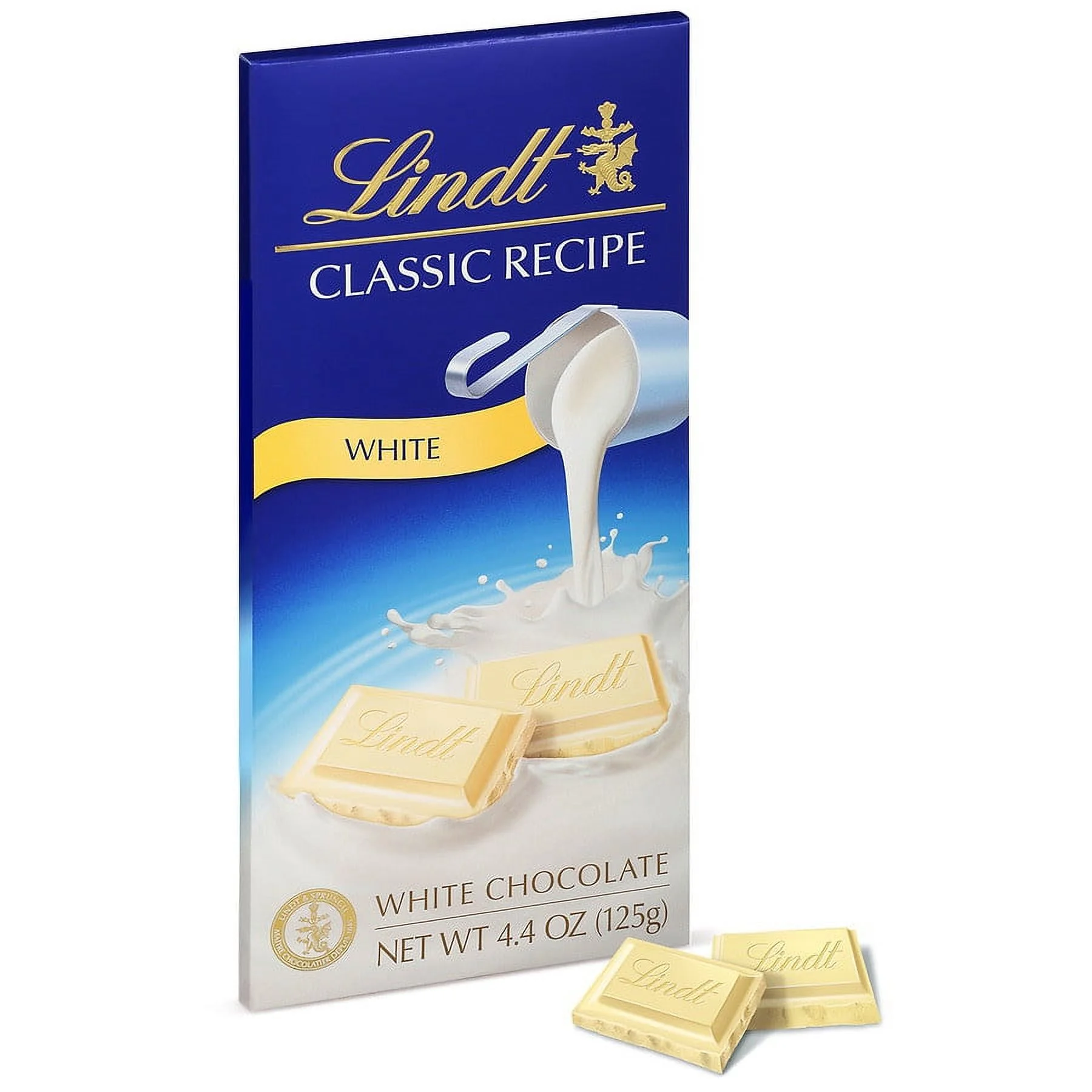 Lindt Classic Recipe White Chocolate Bar White Chocolate4.4oz Pack of 2