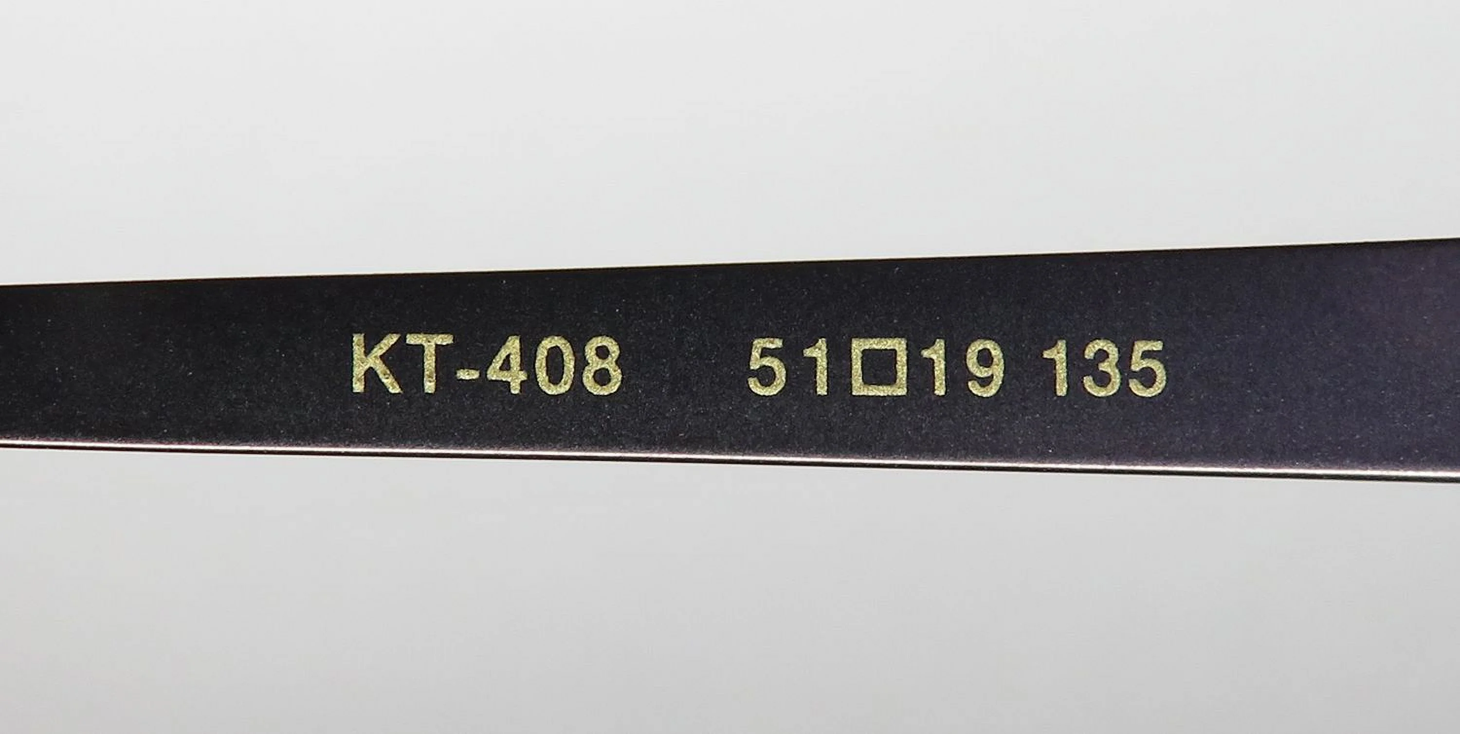 KIO YAMATO KT-408 TITANIUM METAL HALF-RIMLESS DESIGNER EYEGLASS FRAME/GLASSES