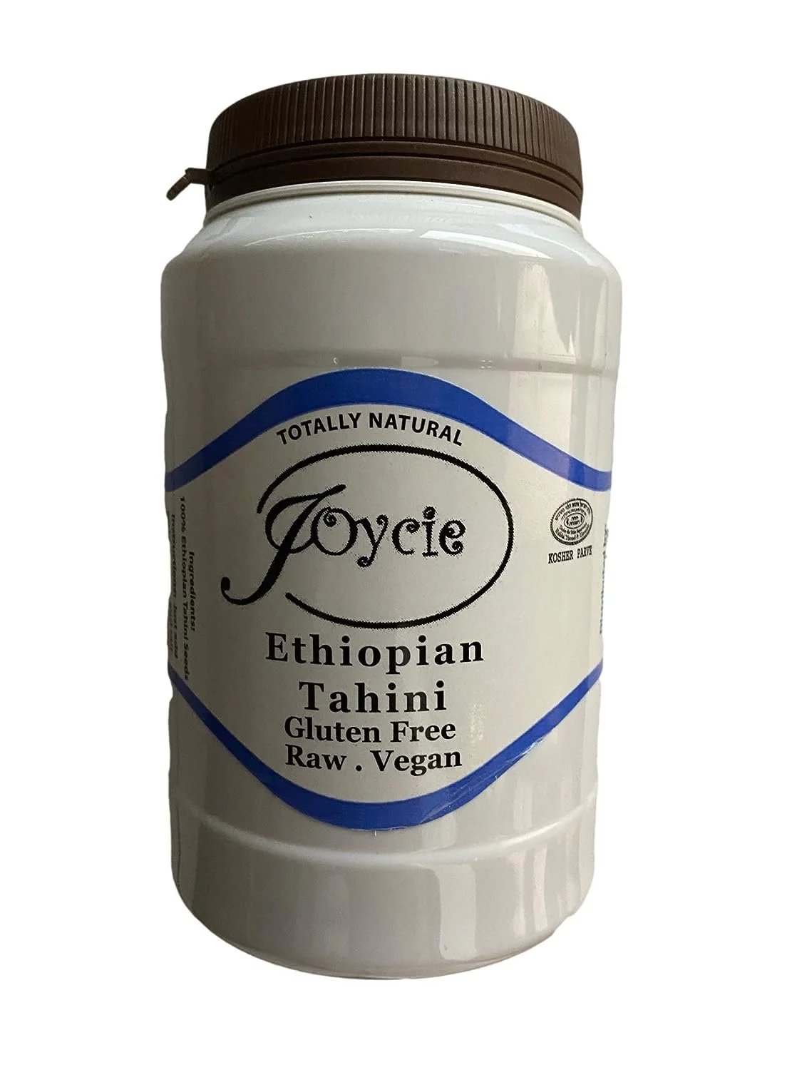 Joycie 100% Natural Ethiopian Tahini 16 oz Plastic Jar Pack Of 6 Vegan/Raw/SILKY TASTE, BLENDS EASILY, Silky Smooth Texture in Hummus, Dips, Salad Dressings EASY TO PREPARE Gluten-Free Kosher,...