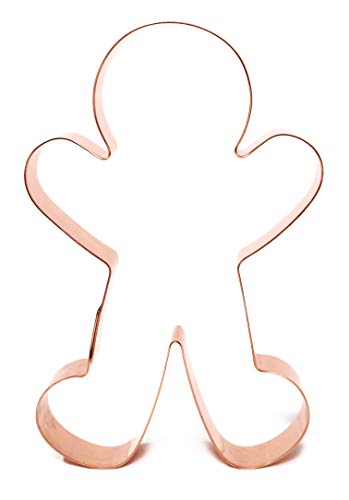 The Fussy Pup Gingerbread Man Cookie Cutter 5.5 Inch Handcrafted in USA by The Fussy Pup