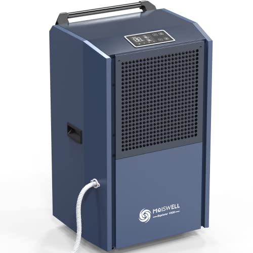 305 Pint Commercial Dehumidifier for Industrial Sites, Commercial-Grade Dehumidifiers with Drain Hose for Large Spaces Basements, Warehouse, Flood Water Damage Restoration, 5-Year Warranty