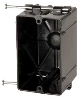 Allied Moulded Products P-181 Thermoplastic 1-Gang Residential/Receptacle Electrical Switch Box 2-5/16 Inch x 3-3/4 Inch x 2-5/8 Inch 18 Cubic-Inch FlexBox