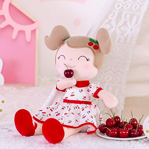Gloveleya Baby Girl Gift First Baby Doll Plush Doll Print Sunflowers