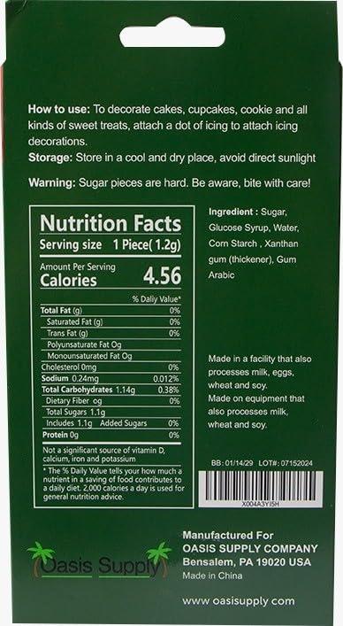 Christmas Holidays Edible Cake Decorations - Candy or Cupcake Topper - 15 Count Gingerbread Man Assortment