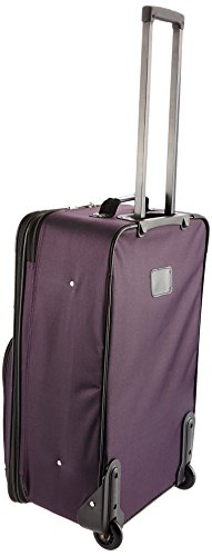 Rockland Fashion Expandable Softside Upright Luggage Set, Charcoal, 2-Piece (14/19)