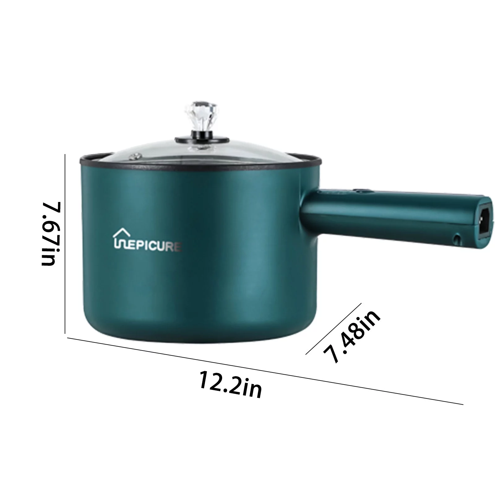 Hesxuno Multifunctional Electric Frying Pan Electric Heating Pot Cooking Rice Mini Electric Pot Non-Stick Pan