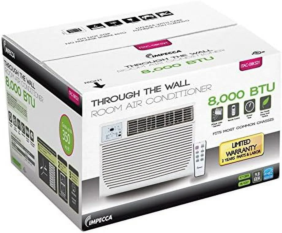 Electronic Through The Wall Air Conditioner, 5-15P/110
