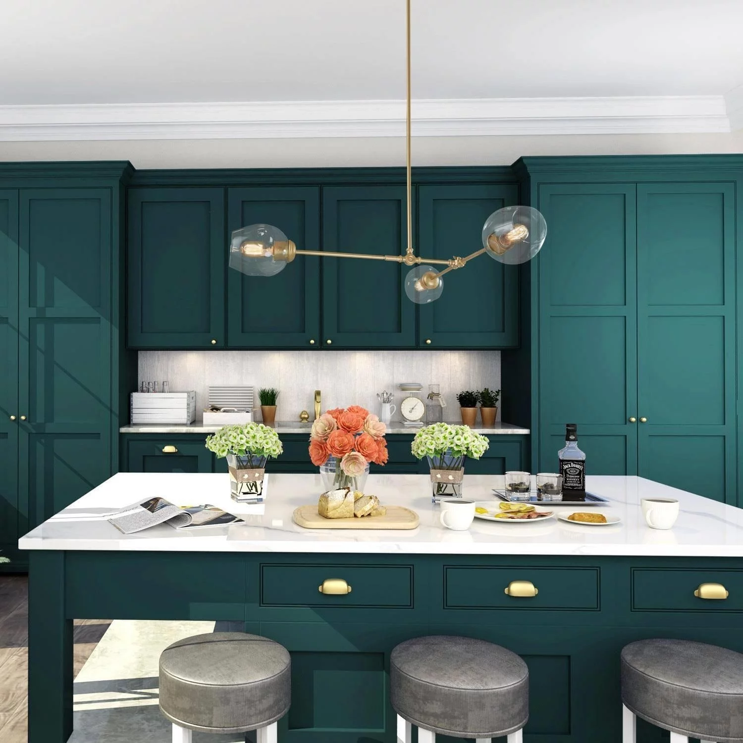 Mid-Century Modern 3-Light 31