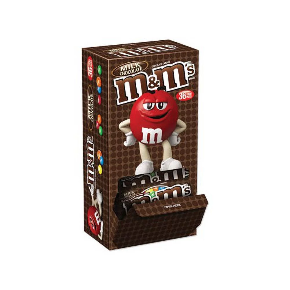 Chocolate Candies Milk Chocolate, Individually Wrapped, 1.69 oz, 36/Box