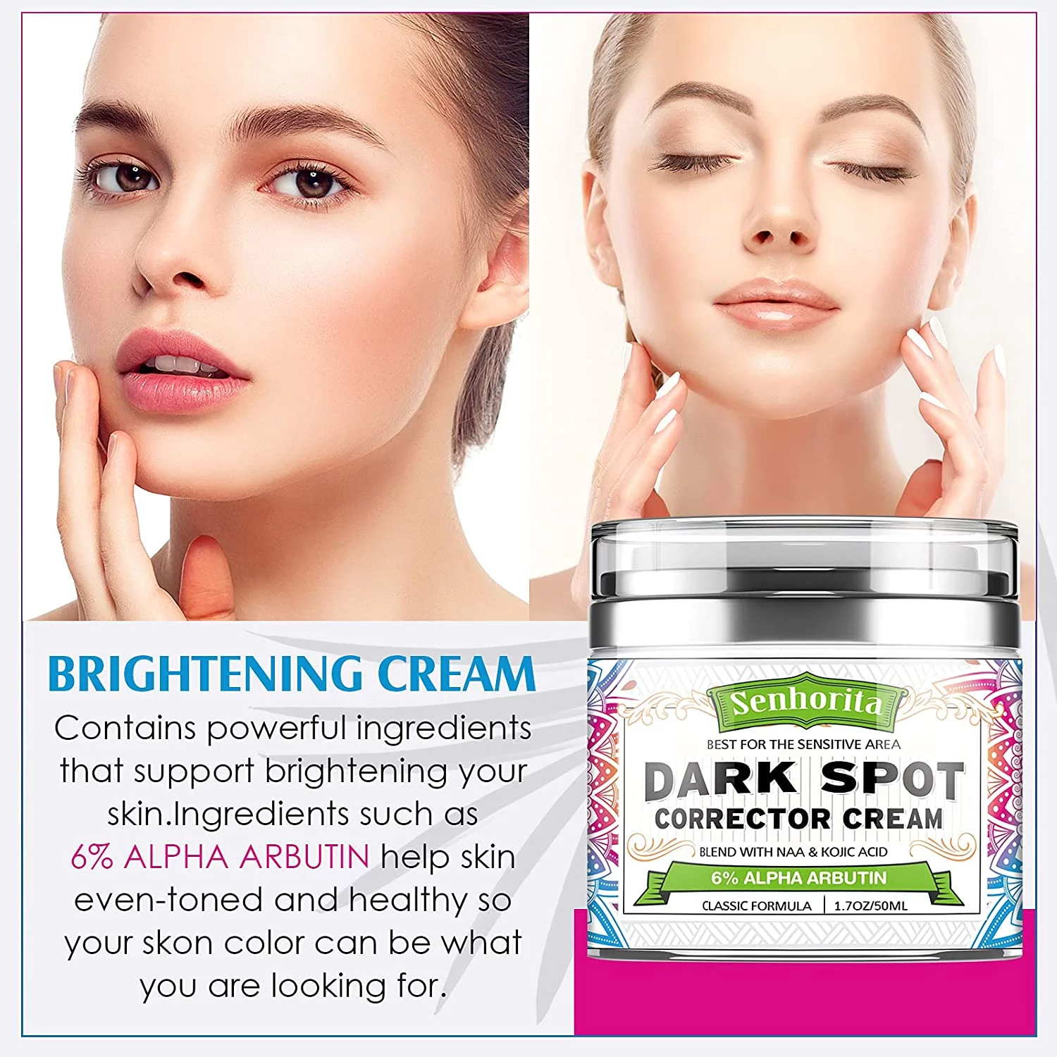 2 Pack Dark Spot Correcting Cream for Dark Spots and Discoloration