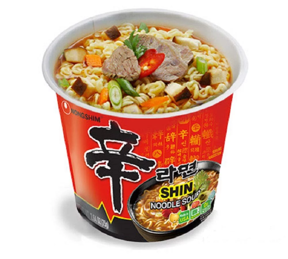 Product of Nongshim Shin Cup Noodle Soup, New 12 Pk. 2.64 oz.