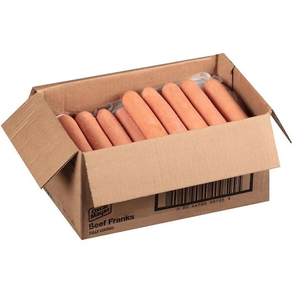 Kraft Frozen Oscar Mayer Beef Frank - Hot Dog, 10 Pound