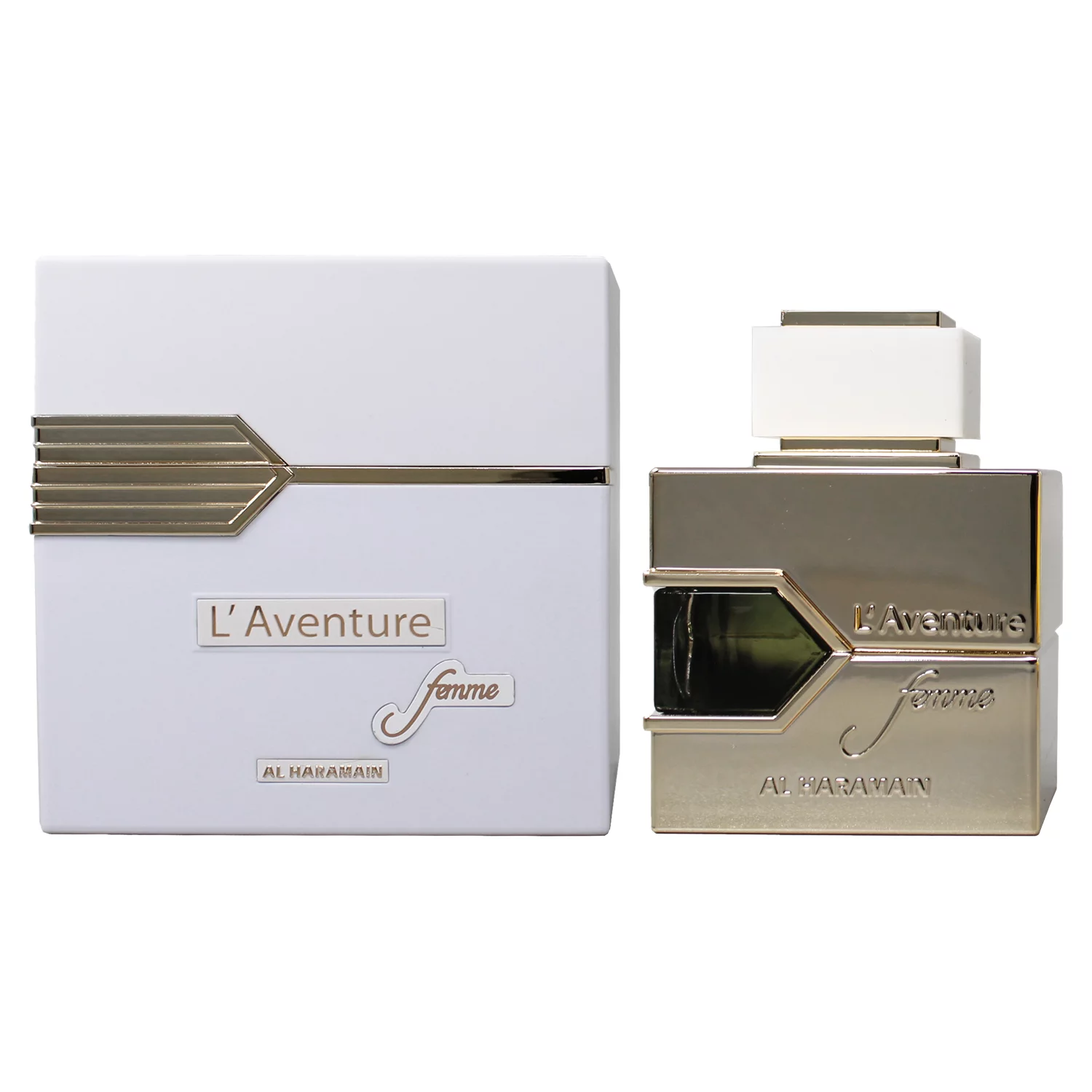 L'aventure by Al Haramain Eau De Parfum Spray 3.3 oz, Femme White