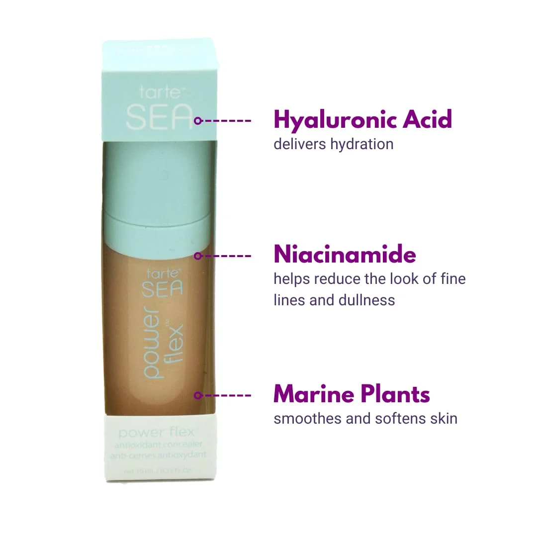 Tarte Sea Power Flex Full Coverage Vegan Concealer 25S Light-Medium Sand