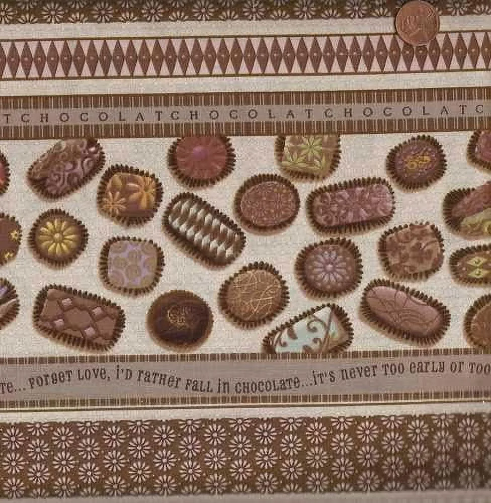 e Candy Sweets Dessert Stripe Spectrix Fabric