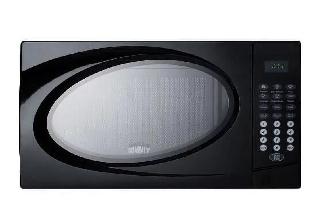 Summit Appliance  0.7 cu.ft. Mid Sized Microwave Oven - Black
