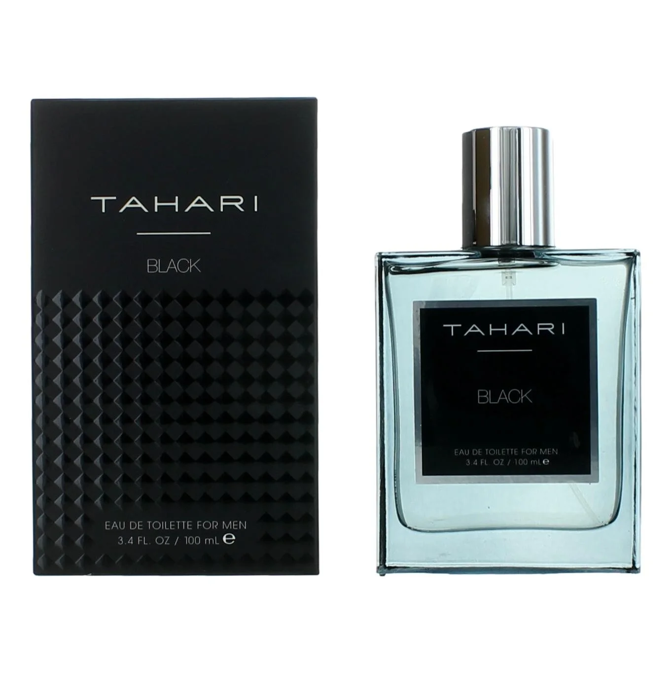 Tahari Black Eau De Toilette Fragrance Spray, Cologne for Men, 3.4 fl oz / 100 ml, 1 Piece