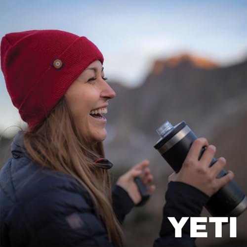 YETI Rambler 18 oz Bottle, Vacuum Insulated, Stainless Steel with Chug Cap, Sandstone Pink