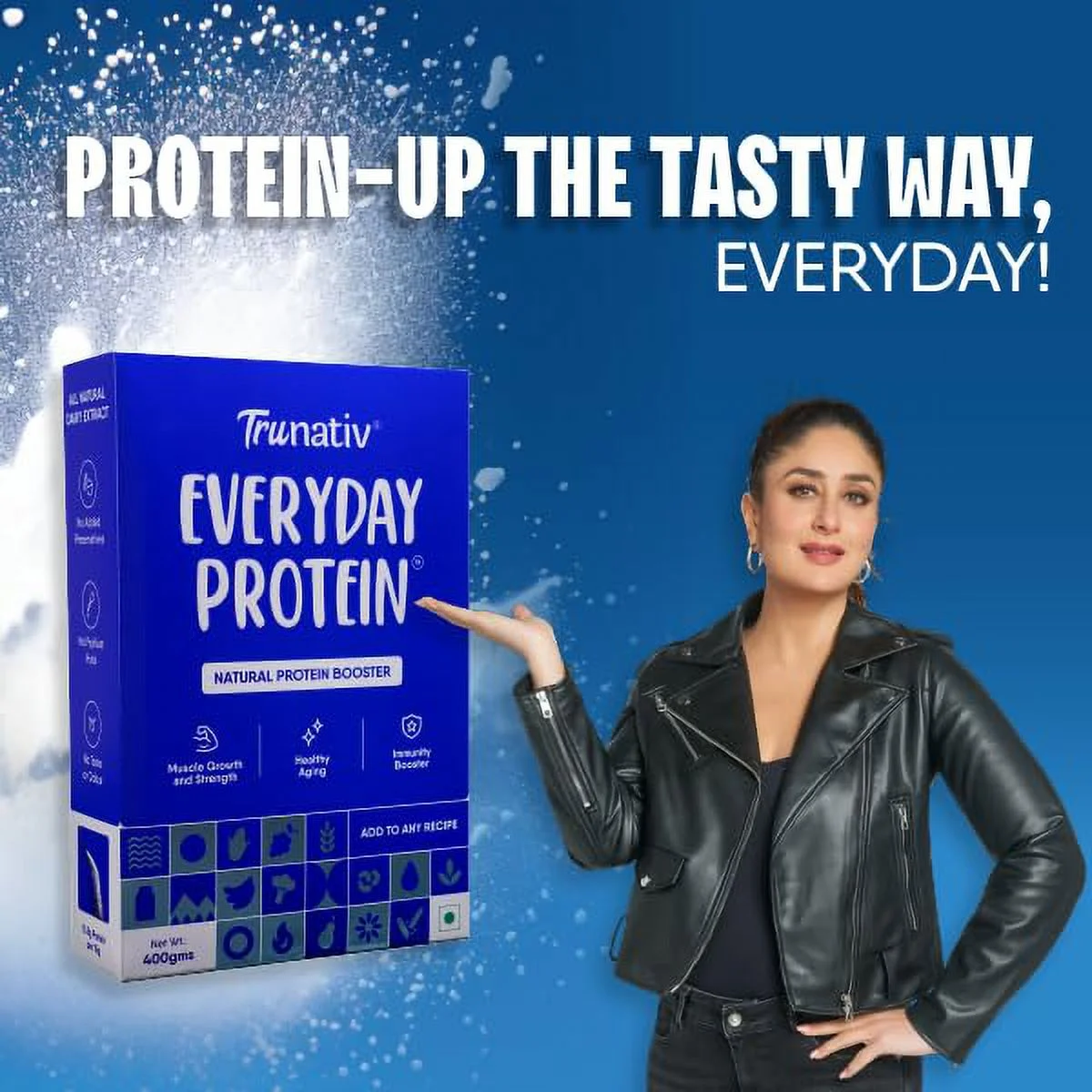 Trunativ Everyday Protein| 90% Protein-Natural Irish Whey Protein Isolate |Cook-Bake-Blend | Clean Label Certified Dairy Extract | Cookable Protein | Family Nutrition | Versatile P