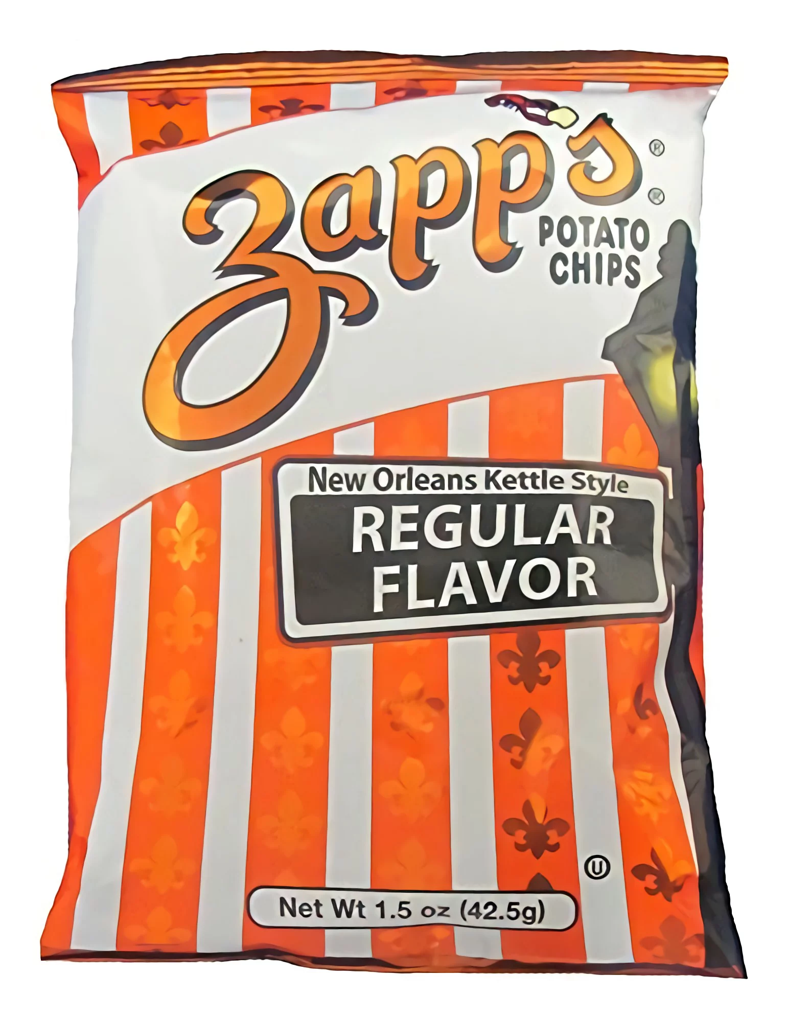 Zapp's New Orleans Kettle-Style Potato Chips, Regular | 30 Count