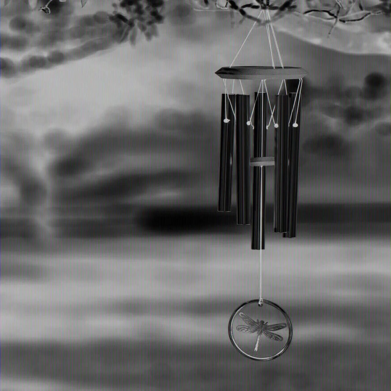 Woodstock Windchimes Habitats Chime Glass, Dragonfly, Wind Chimes For Outside, Wind Chimes For Garden, Patio, and Outdoor Décor, 22