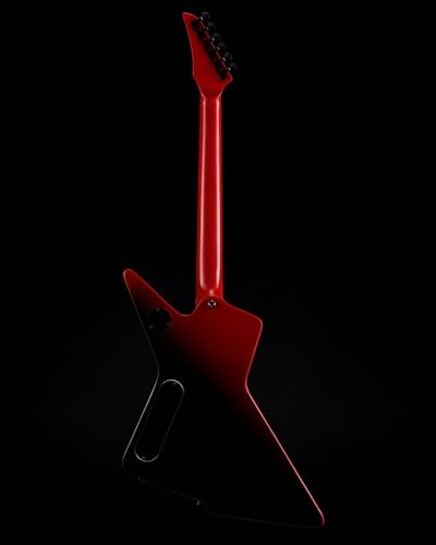 WestCreek Revenge Solid Body Electric Guitar, Heavy Metal Guitar, Right Handed, Heavy Metal Pickups, Rounded End Jumbo Frets, Bone nut, Rosewood Fretboard, Mahogany Body (Blue Yellow Gradient)