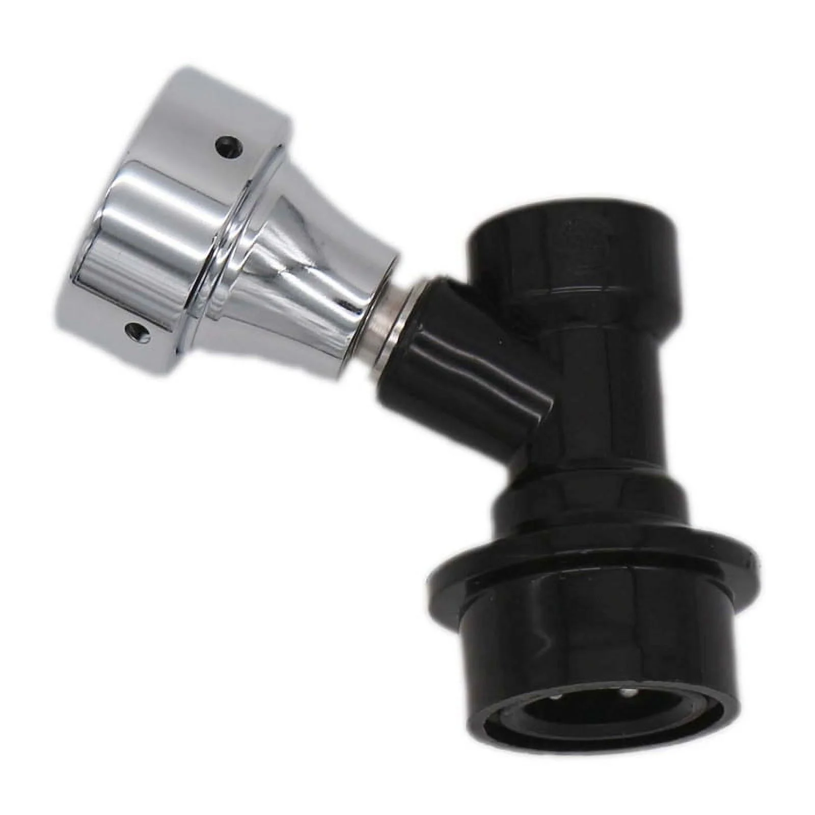 tooloflife Beer Tap with Liquid Ball Lock Stainless Steel Draft Beer Keg Tap Fit All Occasions Universal Silver