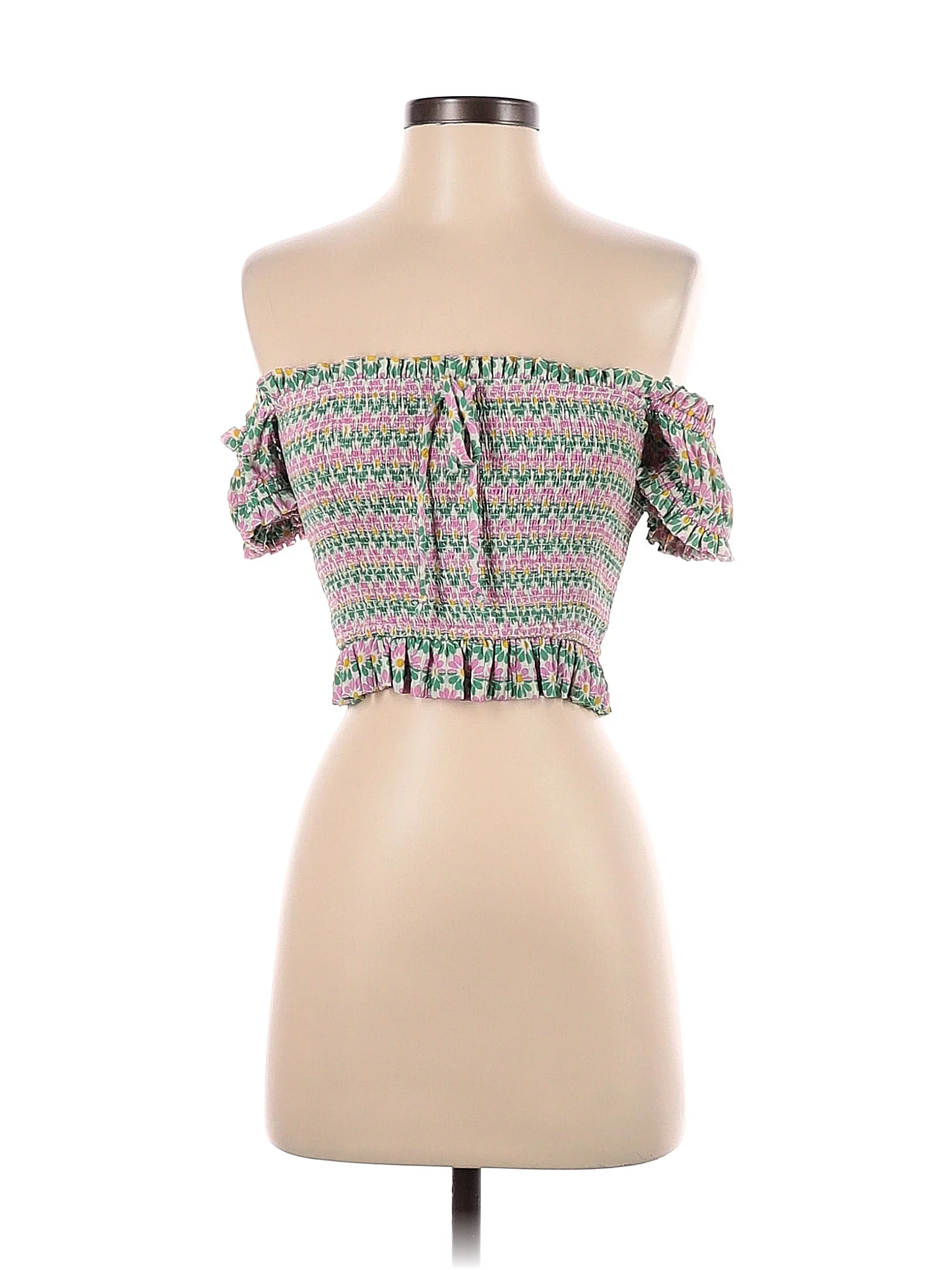 Pre-Owned Zara Women's Size XS Short Sleeve Blouse